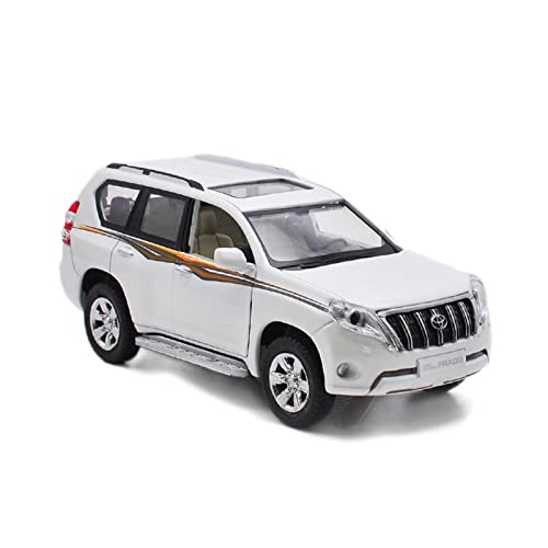 NHDTM Kit Juguetes Coches Metal Resistente Diecast 1/32 para Toyota Land Cruiser Prado Aleación Modelo De Coche Escena Pantalla Regalo Coche De Juguete Maravilloso Regalo (Color : A)