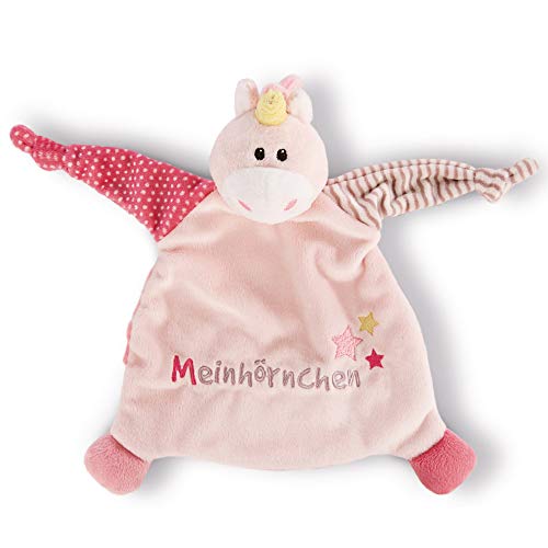 NICI 43658 Colcha Unicorn Stupsi Meinhörnchen, 25 x 25 cm, Rosa