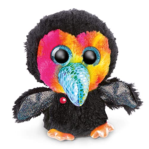 NICI Glubschis: El tierno Juguete Original del tucán Tuffy 15 cm - Peluches esponjosos para los Amantes de los Juguetes Suaves, muñecos de Aves con Grandes Ojos Brillantes para abrazar y Jugar, 46966