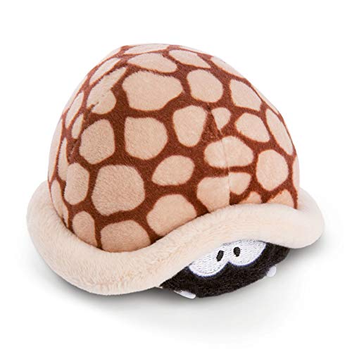 NICI- Peluche Tortuga Dientes de Sable Helmut marrón con Ruedas de fricción 11cm, Color (46676)