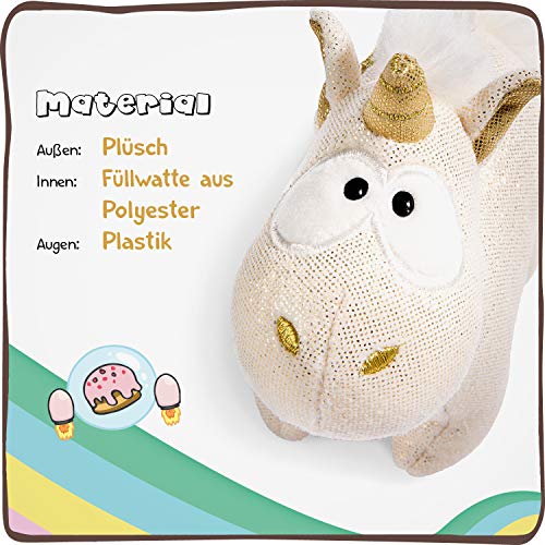 NICI- Theodor & Friends Estrella fugaz Peluche, Color dorado (43725)