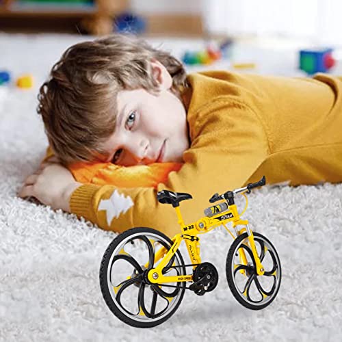 Nikule Finger Bike Mini Bike Toys, Dirt Bike Juguetes para niños, Deportes Extremos Bicicleta Cool Miniaturas Juguetes Decoraciones para Mesa Dormitorio Oficina en casa