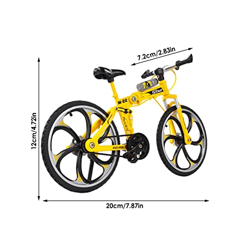 Nikule Finger Bike Mini Bike Toys, Dirt Bike Juguetes para niños, Deportes Extremos Bicicleta Cool Miniaturas Juguetes Decoraciones para Mesa Dormitorio Oficina en casa