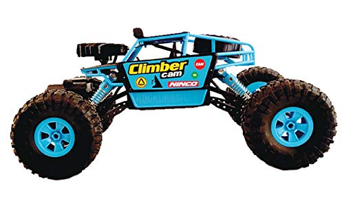 Ninco Racers Climber CAM Coche teledirigido con cámara incorporada, retransmite en Directo, Apto para Android y iOS, tracción Total, 2,4 GHz (NH93110).