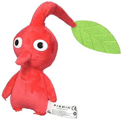 Nintendo Peluche rojo Pikmin 18cm - Peluche oficial San-Ei licenciado