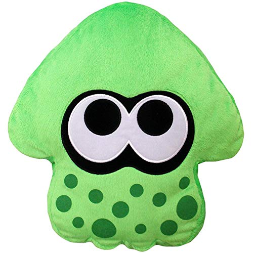 Nintendo Splatoon 2 - Cojín de calamar, color verde neón