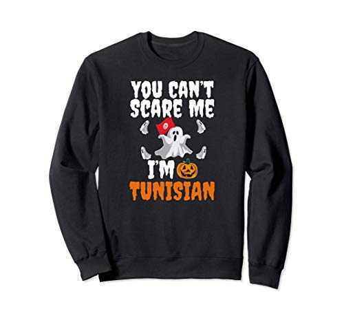 No puedo asustarme Soy tunecino Túnez Halloween Sudadera