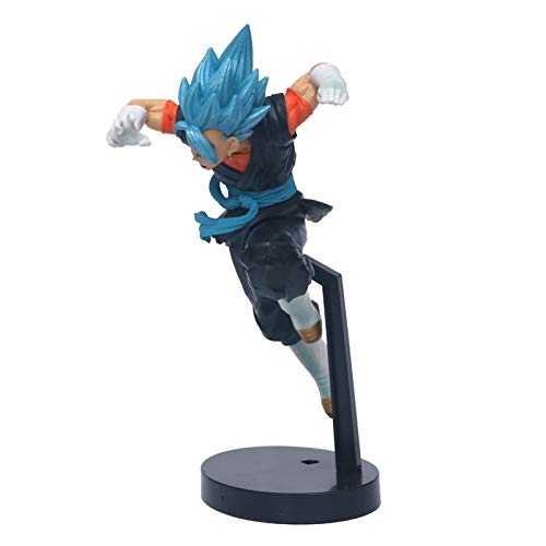 ¡Nuevo Dragon Ball Z Gogeta Azul Oscuro Ver! De Pelo Azul Vegeta Hijo de Goku fusión Super Saiyan Figura de acción de PVC Modelo DBZ 25cm (Real Boxed)