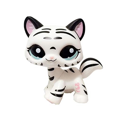 Nuevo Lps Juguete Gato Perro Mascotas Tienda Juguete Negro Pelo Corto Gato Rosa Perro Gran Colección Dane Juego De Papel De Acción Los Niños Los Mejores Regalos 14