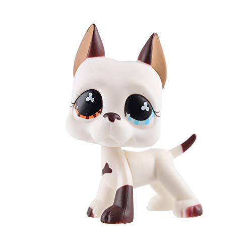 Nuevo Lps Juguete Gato Perro Mascotas Tienda Juguete Negro Pelo Corto Gato Rosa Perro Gran Colección Dane Juego De Papel De Acción Los Niños Los Mejores Regalos 14