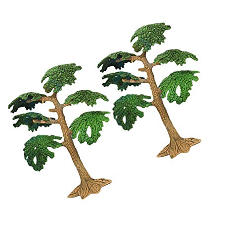 NUOBESTY Micro Paisaje Accesorios Árbol Miniatura Mini Pino Modelo Ciprés Árbol Falso Vívido para Casa de Muñecas Decoración de Jardín de Hadas 3 Piezas Tamaño M