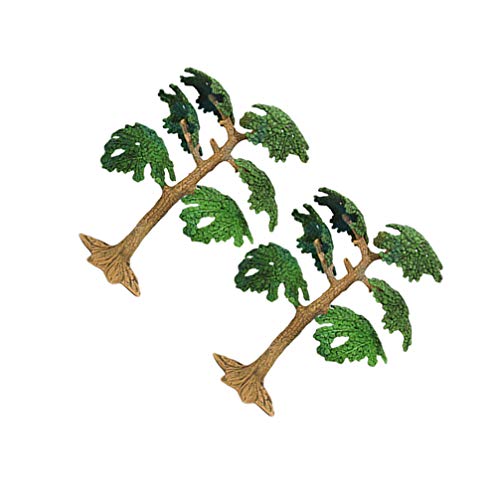 NUOBESTY Micro Paisaje Accesorios Árbol Miniatura Mini Pino Modelo Ciprés Árbol Falso Vívido para Casa de Muñecas Decoración de Jardín de Hadas 3 Piezas Tamaño M