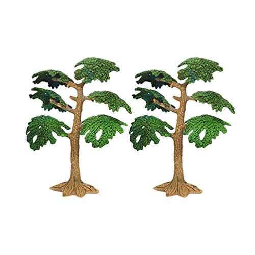 NUOBESTY Micro Paisaje Accesorios Árbol Miniatura Mini Pino Modelo Ciprés Árbol Falso Vívido para Casa de Muñecas Decoración de Jardín de Hadas 3 Piezas Tamaño M