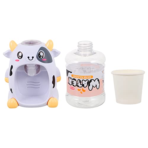 NUOBESTY Mini Dispensador de Agua Dibujos Animados Leche Vaca Fuente de Agua Pretend Play Supply Suministros Juguete Educativo Preescolar para Niño ( )