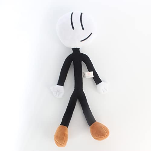 NXNX 36cm / 14.2in Stickman Plush Toy, Cute Cartoon Stickman Plushie - Friday Plush Stickman Peluches para fanáticos de los Juegos y Regalos (PC 1)