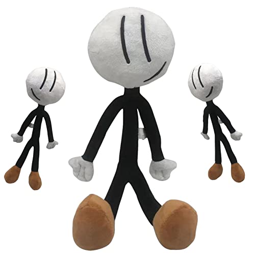 NXNX 36cm / 14.2in Stickman Plush Toy, Cute Cartoon Stickman Plushie - Friday Plush Stickman Peluches para fanáticos de los Juegos y Regalos (PC 1)