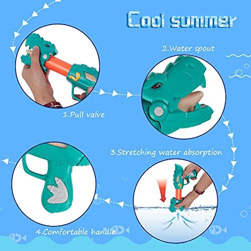 O-Kinee Pistola de Agua, Water Pistol Gun, Juguetes Piscina Water Gun, Pistola de Agua de Juguete, Chorro de ​Agua Alcance Largo, para Batalla de Agua, Playa, Piscina