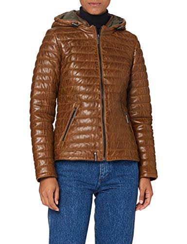 Oakwood Power Chaqueta, coñac, XS para Mujer