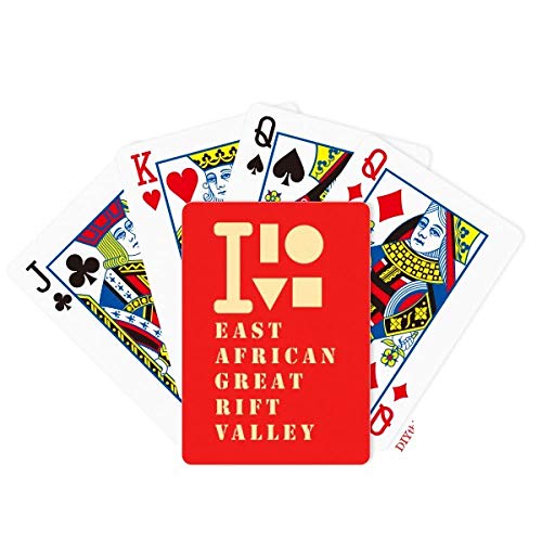 OFFbb-USA East African Great Rift Valley Poker Juego de cartas de mesa