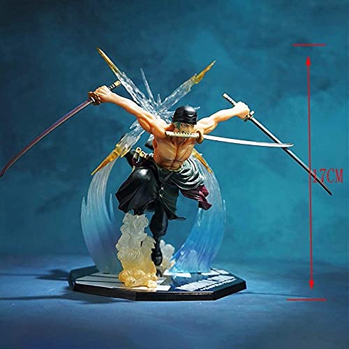 One Piece Roronoa Zoro Anime Figura de acción Pop Coleccionable Modelo Estatua Toys Figuras de PVC Adornos de escritorio