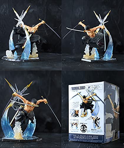 One Piece Roronoa Zoro Anime Figura de acción Pop Coleccionable Modelo Estatua Toys Figuras de PVC Adornos de escritorio