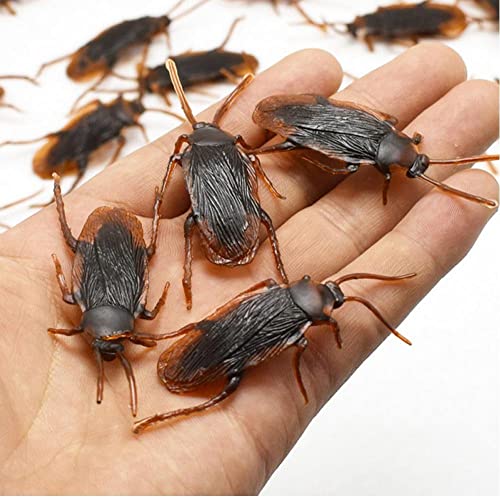 Onsinic 10 Unids Divertido Decoración De La Cucaracha Chistes Bromas Fabricante Divertido Novedad Trucos Simulación Falso Cucarachuelos Juguetes