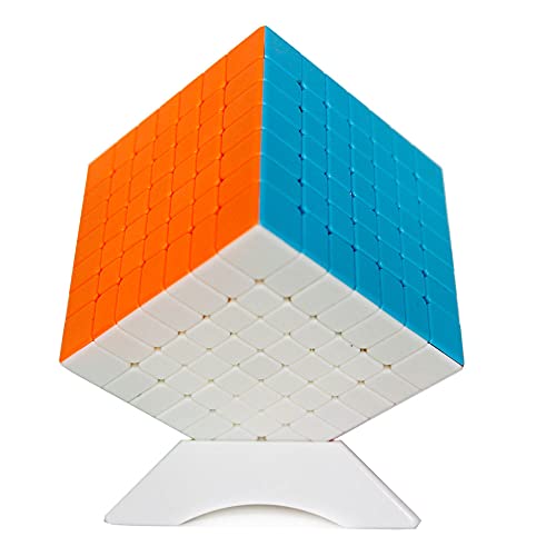 Oostifun Gobus Qi Xing S2 7x7 Magic Puzzle Cube qixing s2 7x7x7 Smooth Twist Magic Puzzle Cube Juguetes sin Pegatinas con Soporte de Cubo