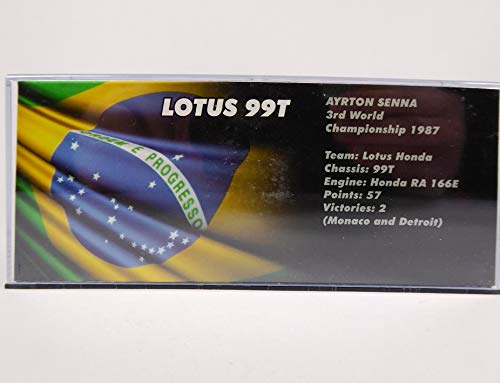 OPO 10 - Ayrton Senna Lotus 99T # 12 - Ganador Monaco GP Formule 1 - 1987 1:43 Altaya (708)