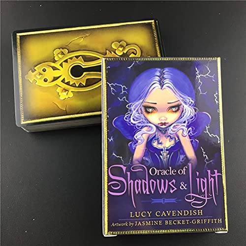 Oracle de Sombras y Tarjetas Ligeras,Oracle of Shadows and Light Cards,Style D,Tarot Deck