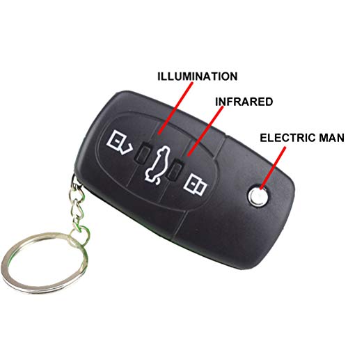 OTentW Juguete de Coche de Broma práctica, mordaza de Choque eléctrico, Llave de Control Remoto de Coche, Truco Divertido, Broma, Juguete de Regalo