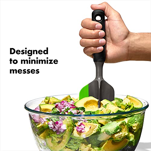 OXO Scoop and Smash Good Grips Herramientas de aguacate, machacador, negro