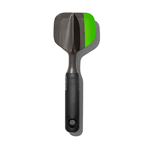 OXO Scoop and Smash Good Grips Herramientas de aguacate, machacador, negro