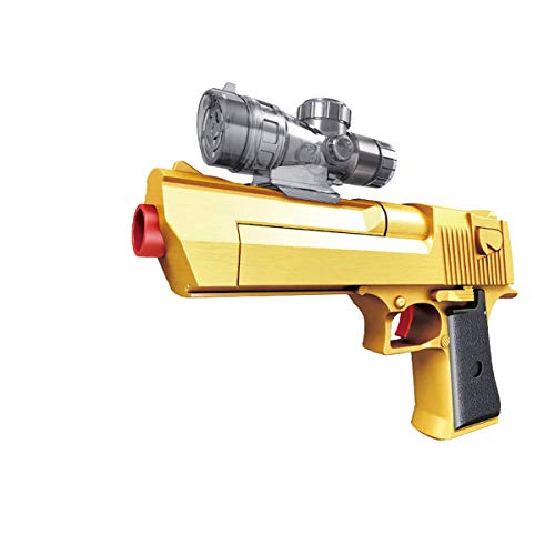 OYJD Toy Gun, Golden Desert Eagle Toy Foam Dart Gun Toys para niños