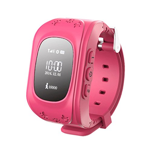 P Prettyia Reloj Inteligente para Niños con Función GPS/GPRS/Bluetooth Mensajes de Voz Monitor de sueño Intercomunicador