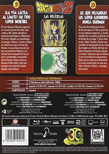 Pack Dragon Ball Z-¡La Vía Láctea Al Límite! Un Tipo Super Increíble+¡El Duo Peligroso! Los Super Guerreros Nunca Duermen. [Blu-ray]