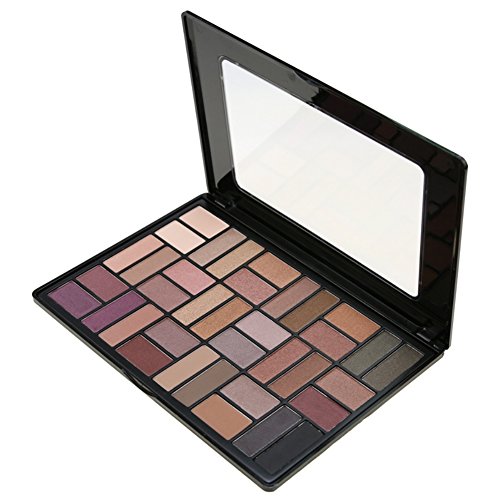 Paleta de sombras de ojos BForly 36 colores paleta de sombras de ojos brillante tierra cálido kit de maquillaje impermeable