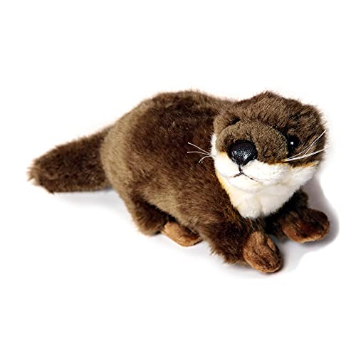 Pamer-Toys Animales de peluche, animales de peluche, nutria, marrón y blanco