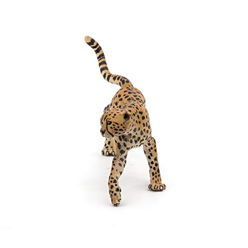 Papo 50238 Figura de Guepardo Running Wild Animal Kingdom, Multicolor