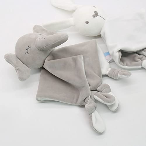 Parril De Bebé Elephant Baby Manta Suave De Peluche De Peluche De Juguete para Niños Pequeños Recién Nacidos.