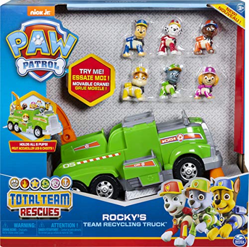 PAW PATROL Paw Paw Paw VHC Team Rescue Rocky UPCX GML, 6052962, Multicolor