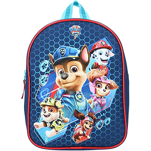 Paw Patrol The Movie - Mochila (29 x 22 x 9 cm), diseño de La Patrulla Canina, color azul marino