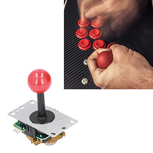 PC Arcade Stick, Control Remoto Instalación Simple Zero Delay Multiuso Arcade Stick Metal Classic para Consolas de Juegos