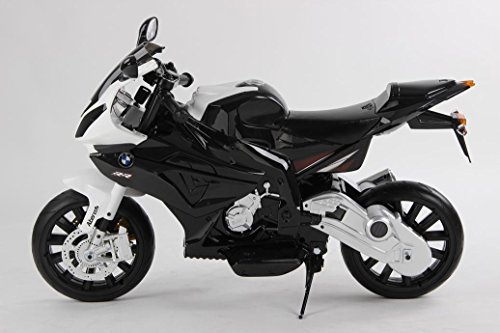 PEKECARS MOTO INFANTIL BMW 12V S/H SPEED S1000RR BLACK (NEGRO)