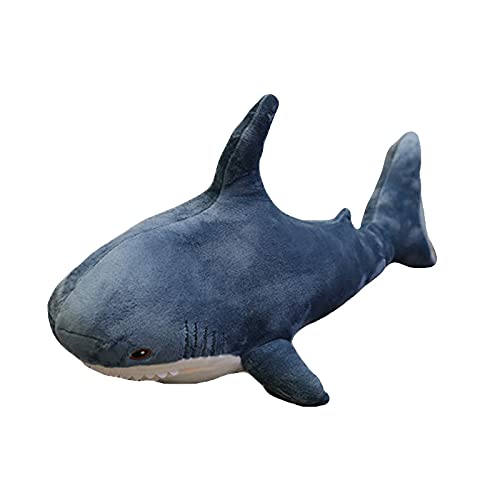 Peluche 1 Uds Ins 15-140cm Tiburón Juguete De Felpa Almohada Para Dormir Compañero De Viaje Juguete Regalo Tiburón Lindo Animal De Peluche Pez Almohada Colgante Juguetes