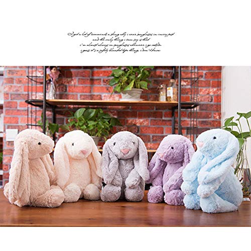 Peluche de juguete de peluche conejo muñeca bebé dormir compañero lindo peluche largo oído conejo muñeca regalo de los niños