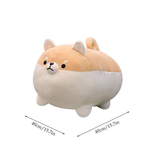 Peluche de perro de peluche, cojín de animal, cojín de corgi, suave, para leer, ver la televisión, estudiar, dormir, juguetes, coleccionistas, niños, niñas, regalos