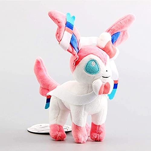 Peluches 20cm Pokemon De Peluche De Juguete Eevee Sylveon Muñecos De Peluche Kawaii Película De Dibujos Animados Anime Relleno Anniversaire Peluche Niña Niños Juguetes Regalo