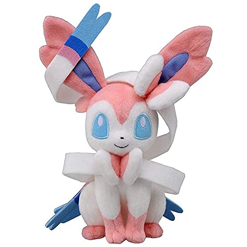 Peluches 20cm Pokemon De Peluche De Juguete Eevee Sylveon Muñecos De Peluche Kawaii Película De Dibujos Animados Anime Relleno Anniversaire Peluche Niña Niños Juguetes Regalo