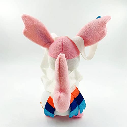 Peluches 20cm Pokemon De Peluche De Juguete Eevee Sylveon Muñecos De Peluche Kawaii Película De Dibujos Animados Anime Relleno Anniversaire Peluche Niña Niños Juguetes Regalo