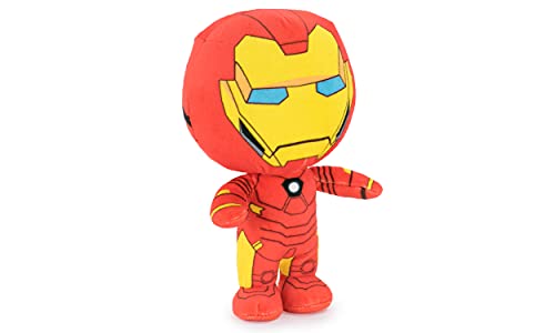 Peluches de los Personajes del Universo Marvel, Avengers, Guardianes de la Galaxia - Calidad Super Soft (20cm, Iron Man)